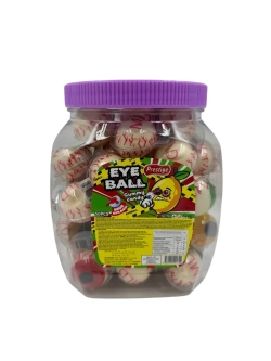 Жевательный мармелад глаз с кислой начинкой 50шт
