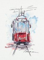 Набор для вышивания "PANNA"GM-1923 "Городской трамвай"