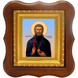 Александр Цицеронов (Рязанский) священномученик пресвитер. Икона на холсте.