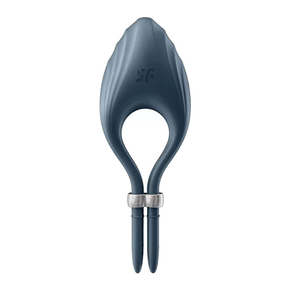 Темно-синее эрекционное кольцо-лассо Satisfyer Duelist