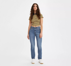 Джинсы женские LEVI'S 501® JEANS FOR WOMEN MED INDIGO - WORN IN