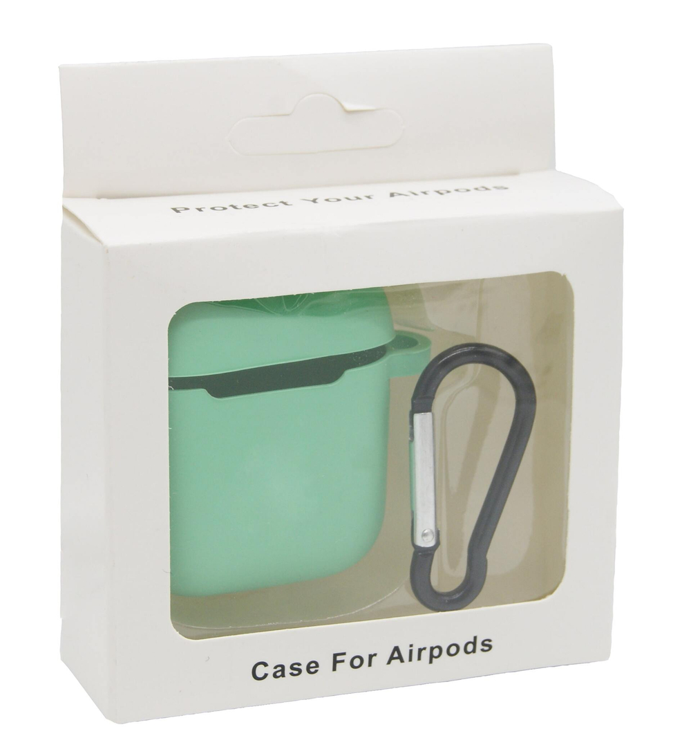 Чехол для AirPods/AirPods 2 APL (Spearmint) с LOGO