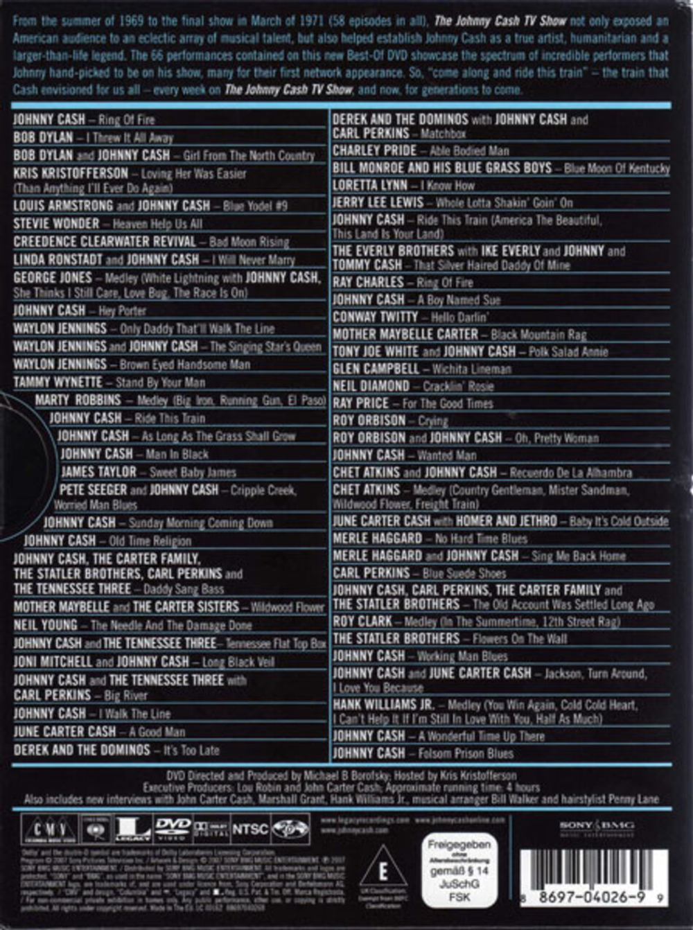 Сборник / The Best Of The Johnny Cash TV Show 1969 - 1971 (2DVD)