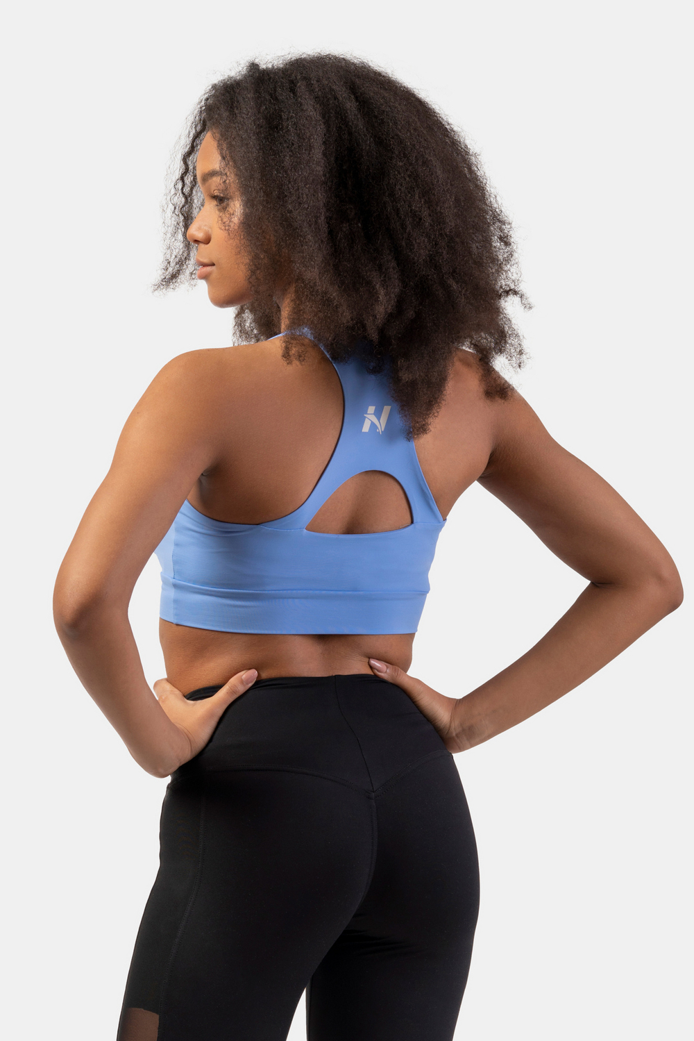 Топ NEBBIA Active Sports Bra with medium impact 413 light blue