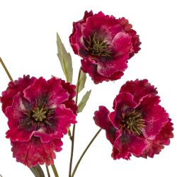 GAEM Цветок искусственный "Мак", L18 W18 H70 см