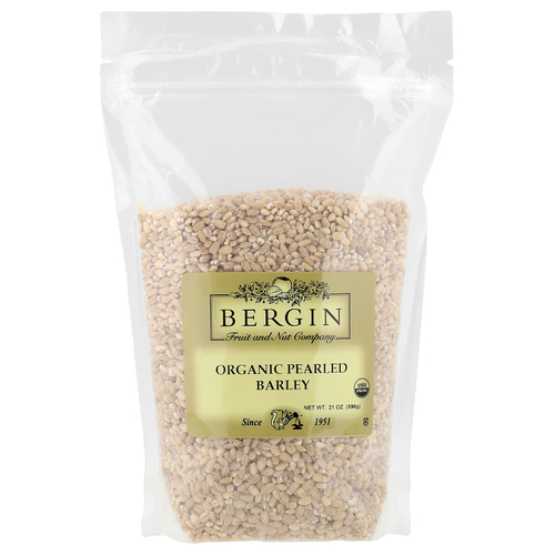 Bergin Fruit and Nut Company, Органический перловый ячмень, 596 г (21 унция)