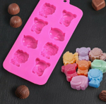 Форма для шоколада Зоопарк , 8 ячеек, 22х12х3 см