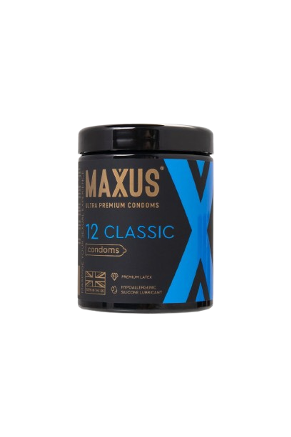 Презервативы Maxus Classic, классические в металлическом кейсе