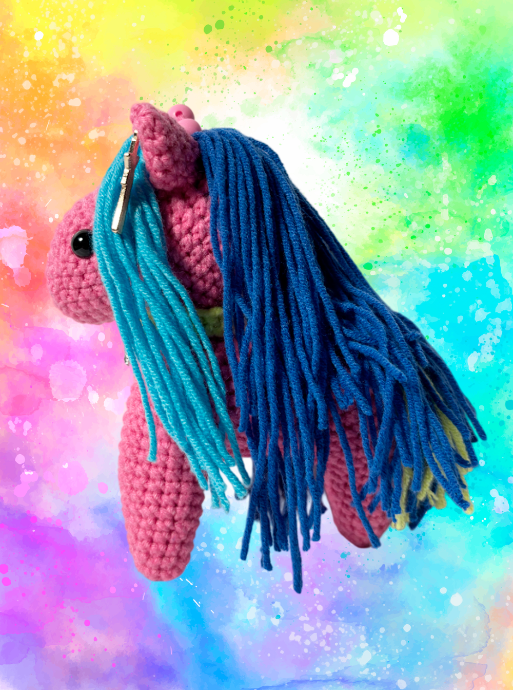 Брелок (вязаный) / Лошадка #10