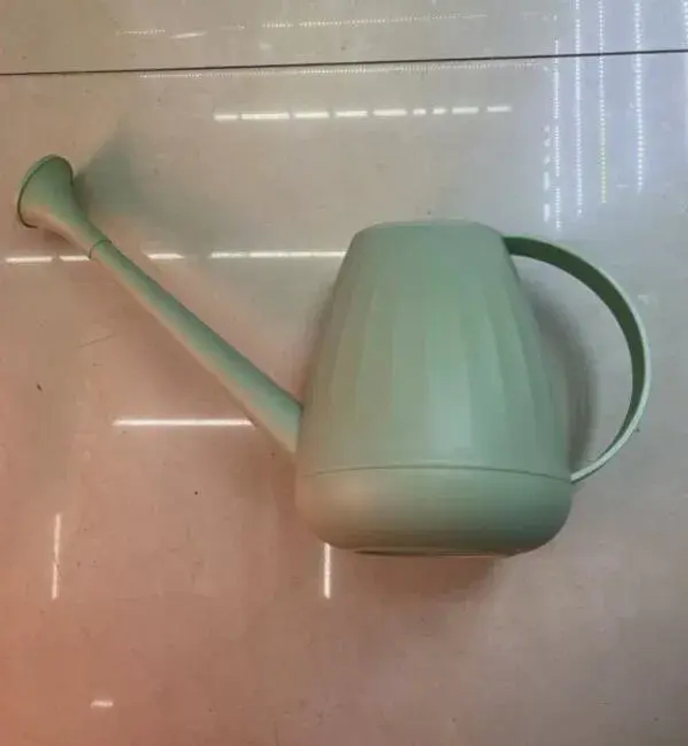 Лейка для растений 2л «Twin Falls» с прикорневым поливом, зелёный ДоброСад