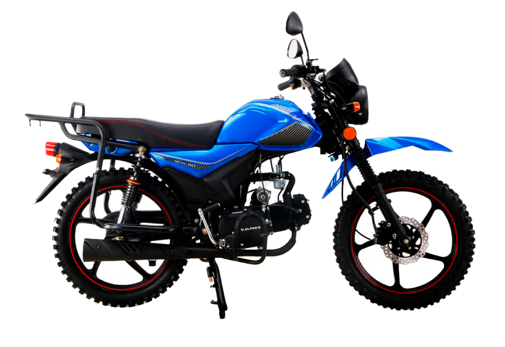 Мопед ROCKOT ALPHA OFFROAD M-12 LUX (синий глянцевый)