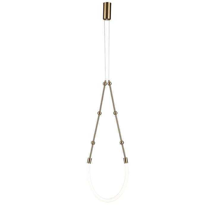Подвесной светодиодный светильник Indigo Corda 14010/1P Brass V000062L