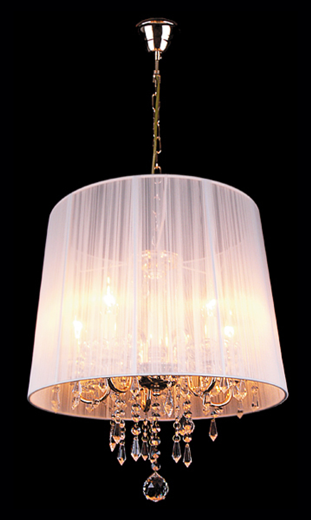 Люстра 2045/5 золото/белый