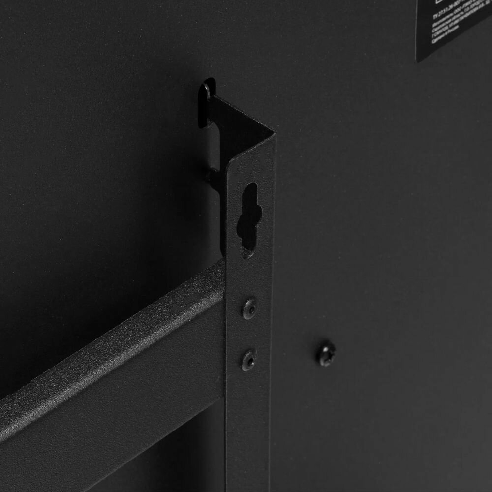 Конвектор электрический Denzel XCE-1500B, 230 В, 1500 Вт, черный, сушилка, колеса, Х-элемент, 98128