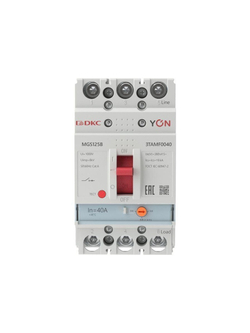Выключатель автоматический MGS125 3P 32-40А 18кА YON MGS125B-3TAMF0040