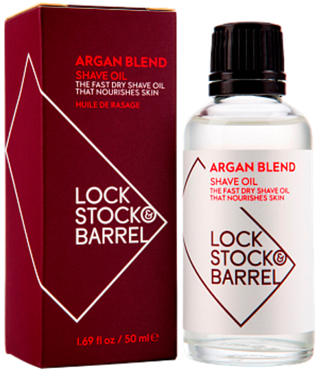 LOCK STOCK Аргановое масло для бритья ARGAN BLEND SHAVE OIL, 50 мл