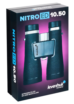 Бинокль Levenhuk Nitro ED 10x50 -Упаковка
