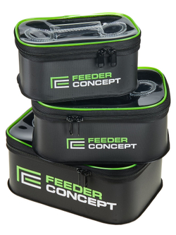 Емкости для прикормки, насадки и аксессуаров Feeder Concept EVA 3шт. набор 270х170х100