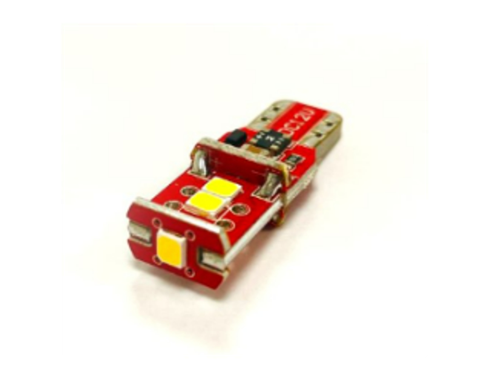 Светодиодная лампа W5W T10-2835-5SMD (белый), 1шт
