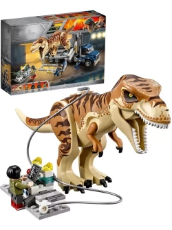 Конструктор Транспорт для перевозки Ти-Рекса 638 деталей