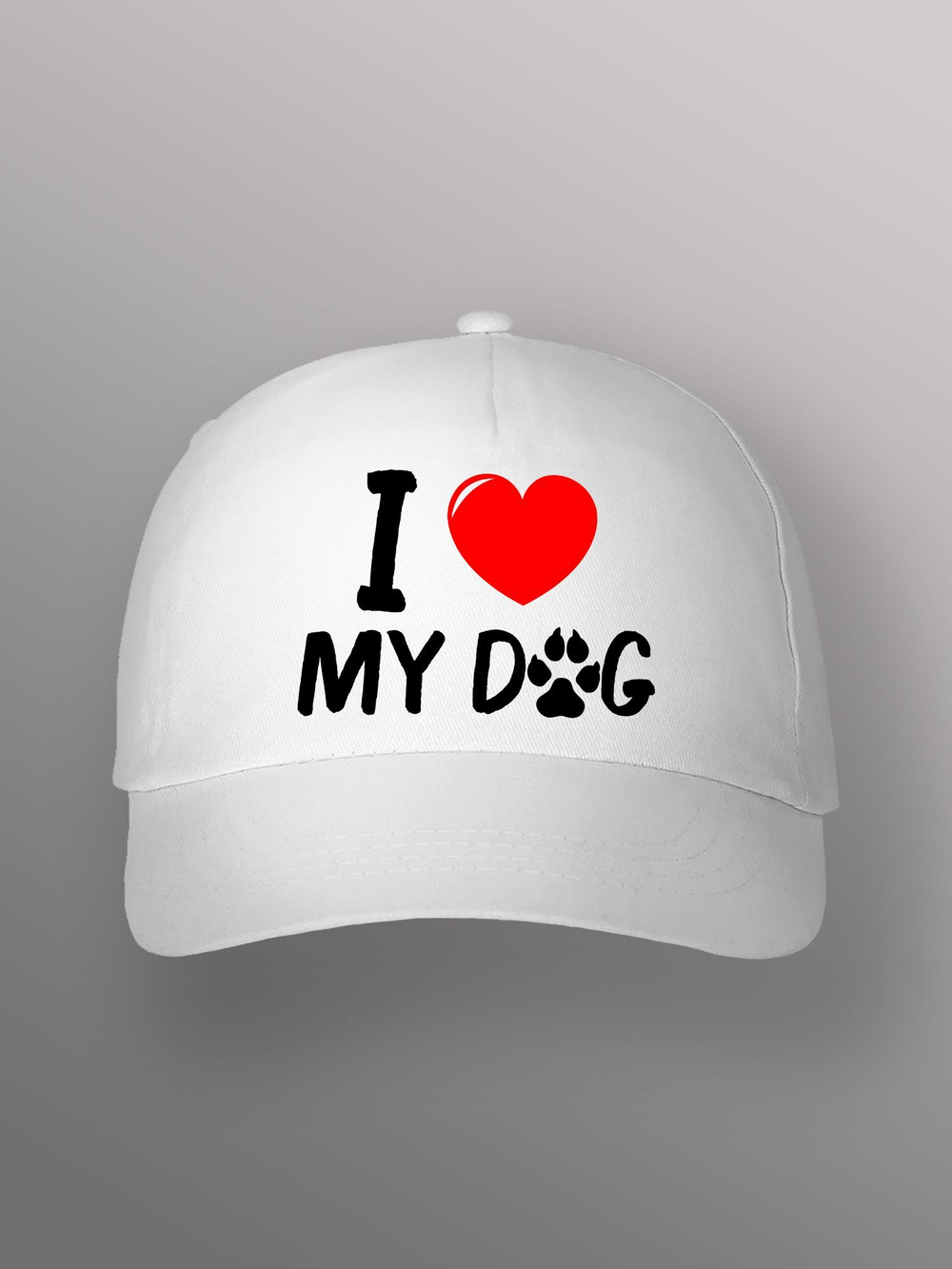 Бейсболка I love my dog