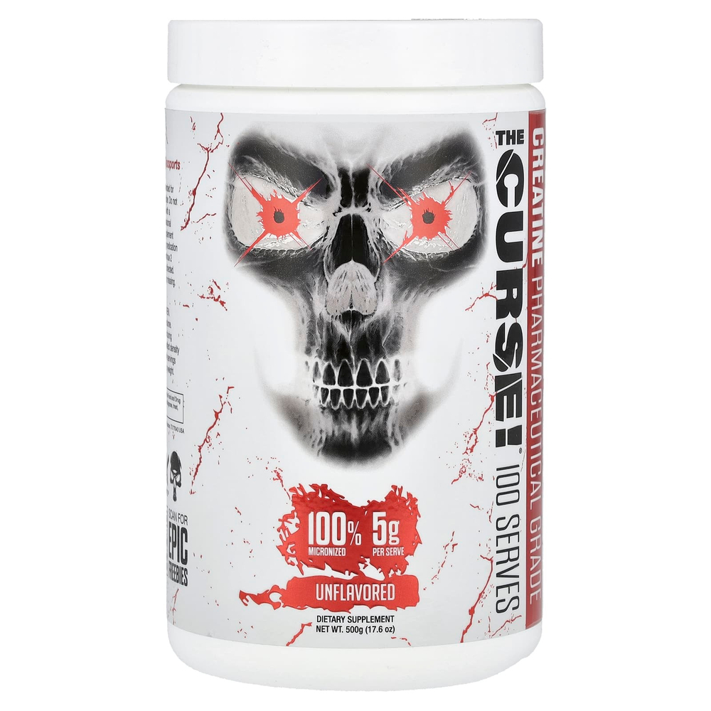 JNX Sports, The Curse, креатин, без добавок, 500 г (17,6 унции)