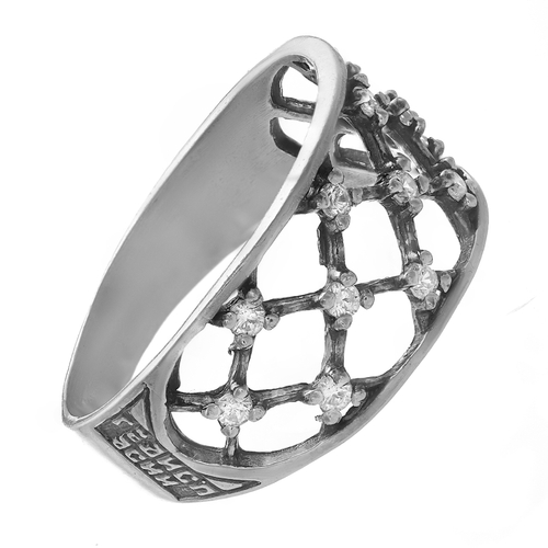 Кольцо из серебра//С камнями