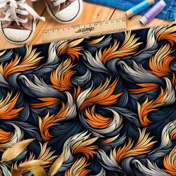 Ткань Ниагара Софт фантазийная осень