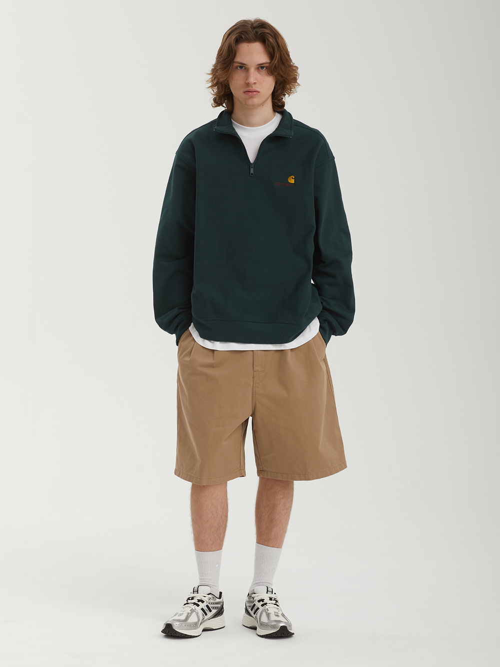Мужская Толстовка Half Zip American Script