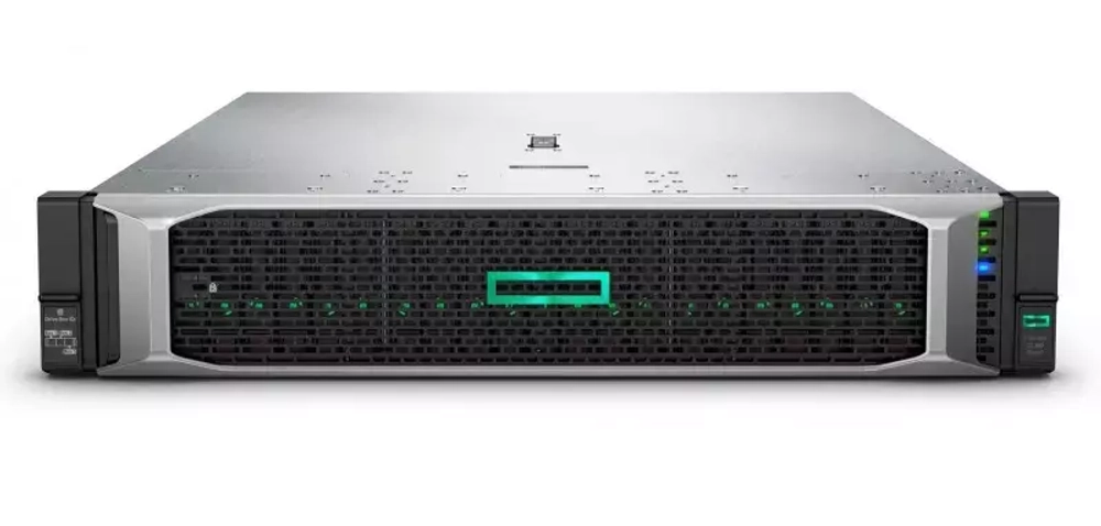 Сервер HPE DL380 Gen10 P24848-B21 (1xXeon4215R(8C-3.2G)/ 1x32GB 2R/ 8 SFF SC/ SATA RAID/ 2x10GbE SFP+/ 1x800Wp/3yw)