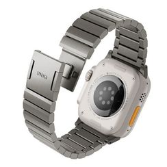 Ремешок Uniq Strova Mag для Apple Watch 42/44/45/49 мм (UNIQ-49MM-STRVMSIL), серебристый