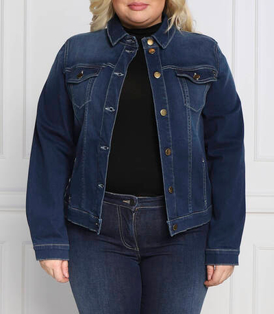 джинсовая куртка carola plus size Persona by Marina Rinaldi - темно-синий(7041062)