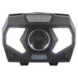 Фонарь налобный светодиодный ЭРА GB-608 на батарейках, 3xAAA, 5Вт, 7 режимов, черный | Налобные фонари