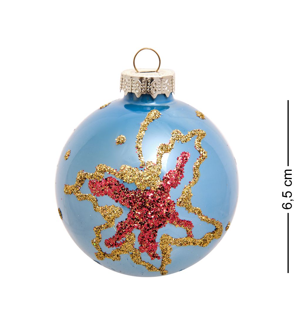 Элита НФШ-1403/1 Ел. украшение Шар «Лист» 65 мм