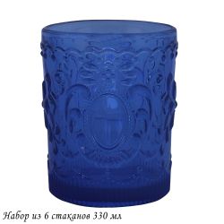 Lenardi 583-032 Набор из 6 стаканов 330 мл в под.уп.(х4)Стекло