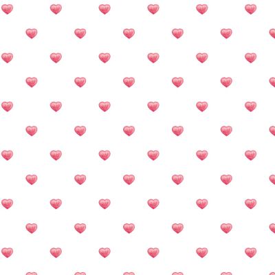 Акварельные красные сердечки (мелкий)