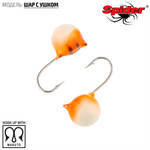 Мормышка вольфрамовая Spider 2860 "Шар с ушком" (4мм, 0.65гр)