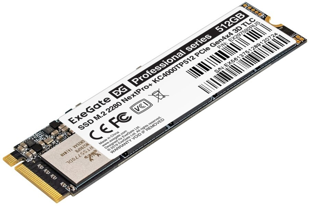 Накопитель SSD M.2 2280 Exegate NextPro+ KC4000TP512