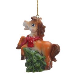 GAEM Фигурка декоративная подвесная "Лошадка", L6 W3 H8 см, 6в.