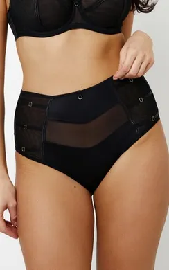 TEONA BLACK Трусы высокие