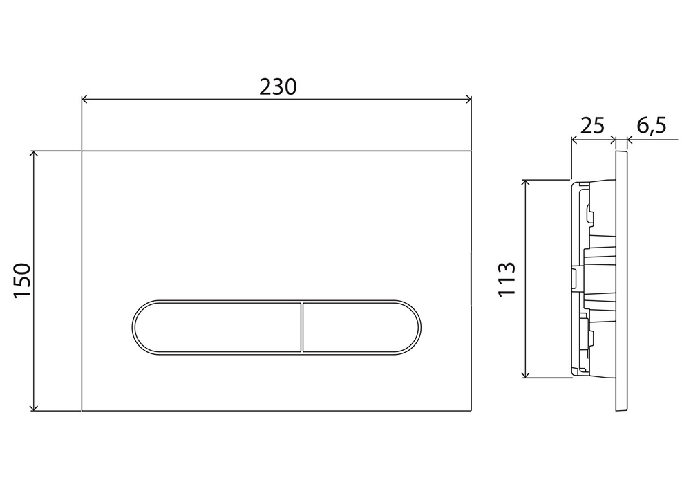 Инсталляция для подвесного унитаза BelBagno BB002-80/BB007-PR-NERO.M с панелью смыва, черный матовый