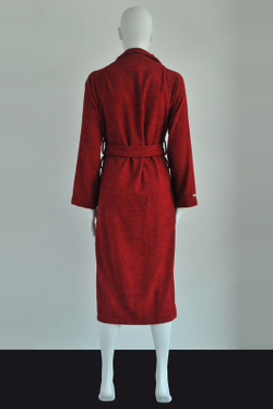 Халат махровый Hamam Waterside красный Турция фото 2