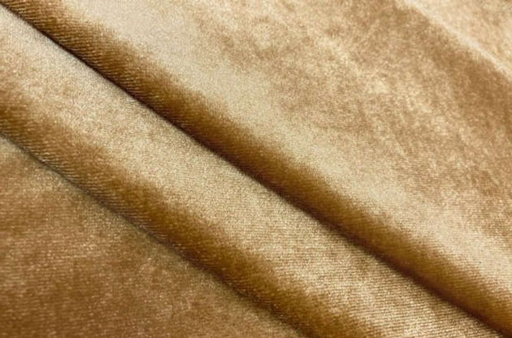 Бархат стрейч, 240 гр/м2, 98% п/э, 2% эластан, 150 см, песочный