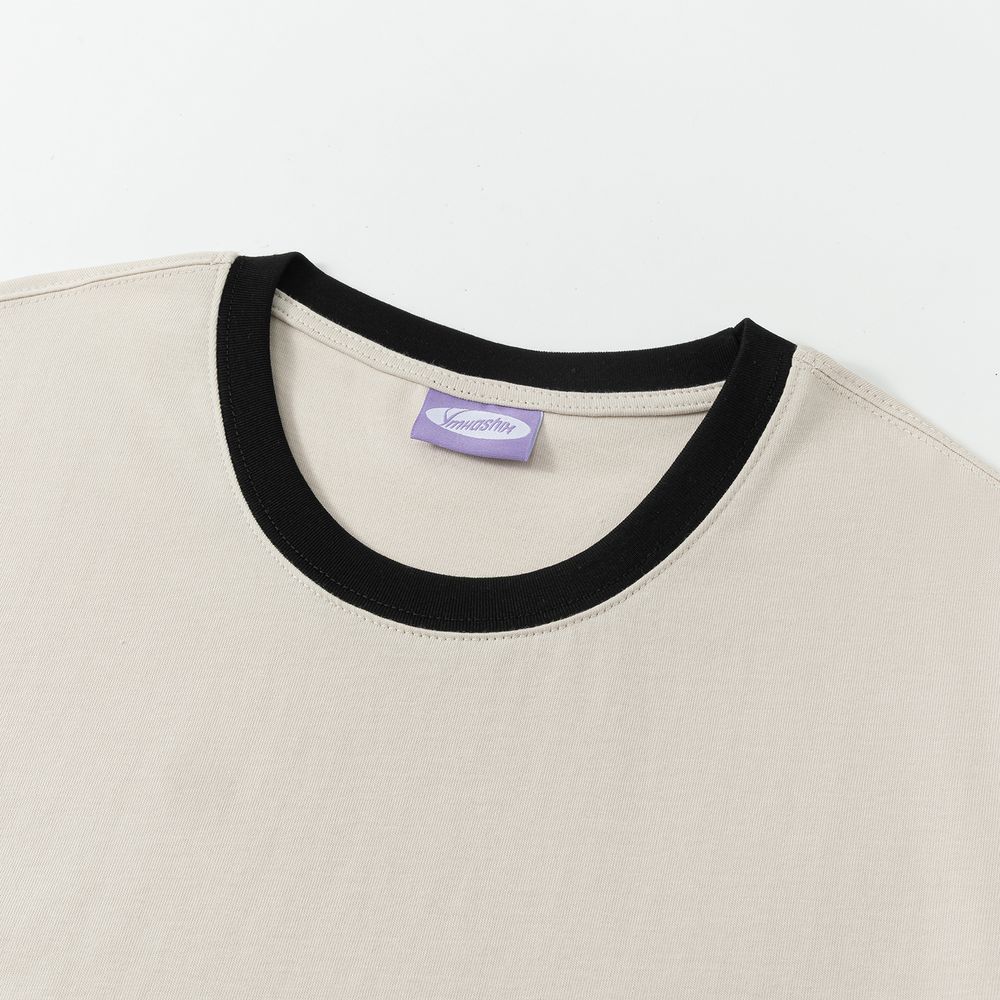 Футболка Ymkashix Hellcome logo кремовая