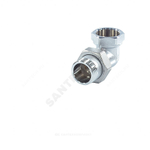 Соединитель латунь хром американка Ду 15 (1/2") угловой ВР/НР R19 Giacomini R19X003