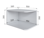 Антресоль Бруклин 35АУ3300 с 4 ящиками