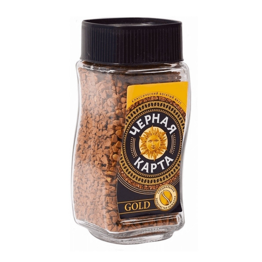 Черная Карта Голд Кофе Растворимый Сублимированный 47,5 гр