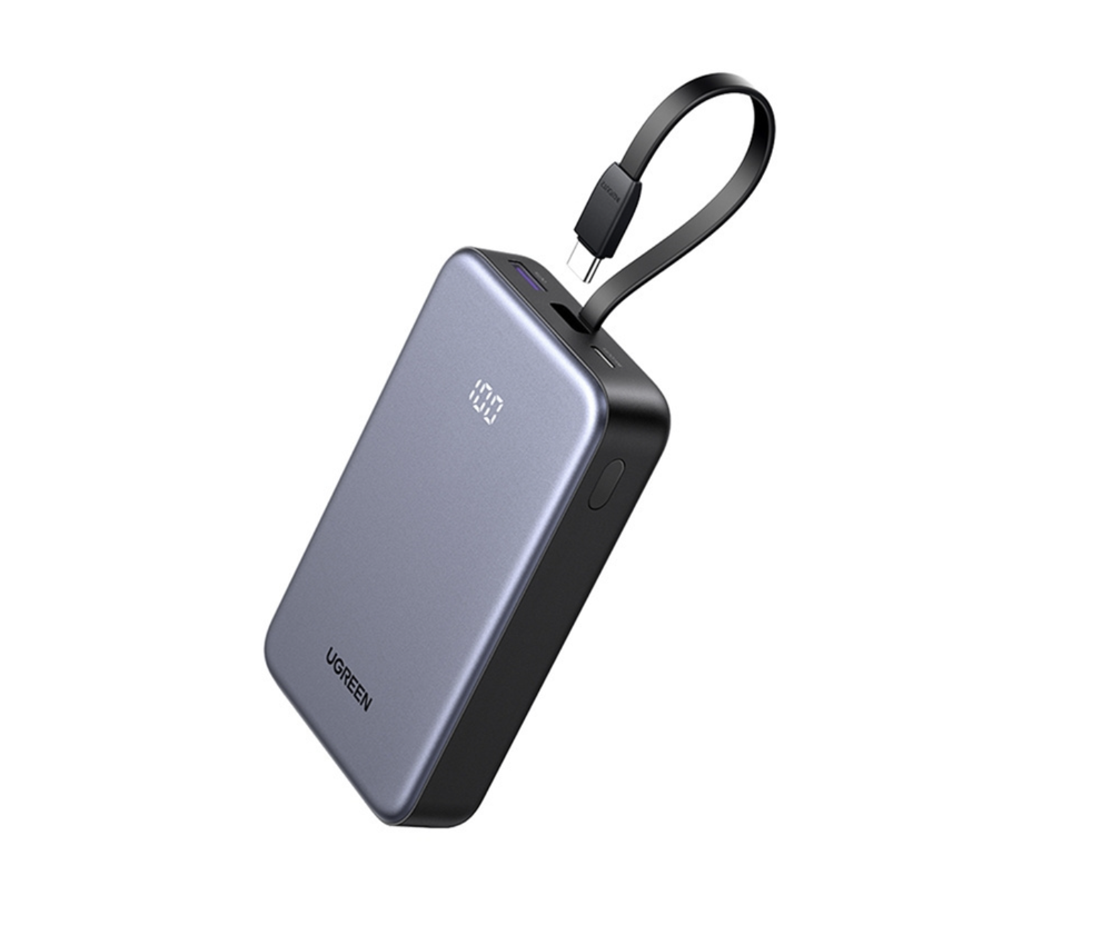 Аккумулятор внешний UGREEN Power Bank 45W (20000mAh) (PB536) серый