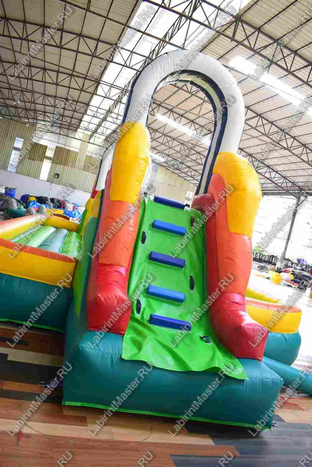 Коммерческий надувной батут "Футбольная площадка" 12*5*4 м