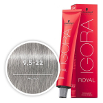 Краска для волос Igora Royal 9,5-22 Светлый блондин пастельный пепельный экстра Schwarzkopf Professional, 60 мл